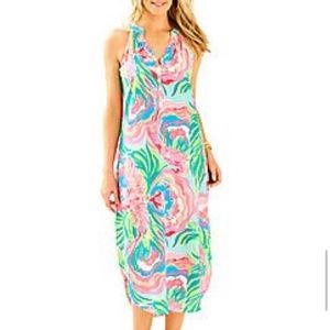 Lilly Pulitzer Bailey Silk Midi Dress